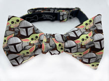 Load image into Gallery viewer, Mando & Grogu Bow Tie